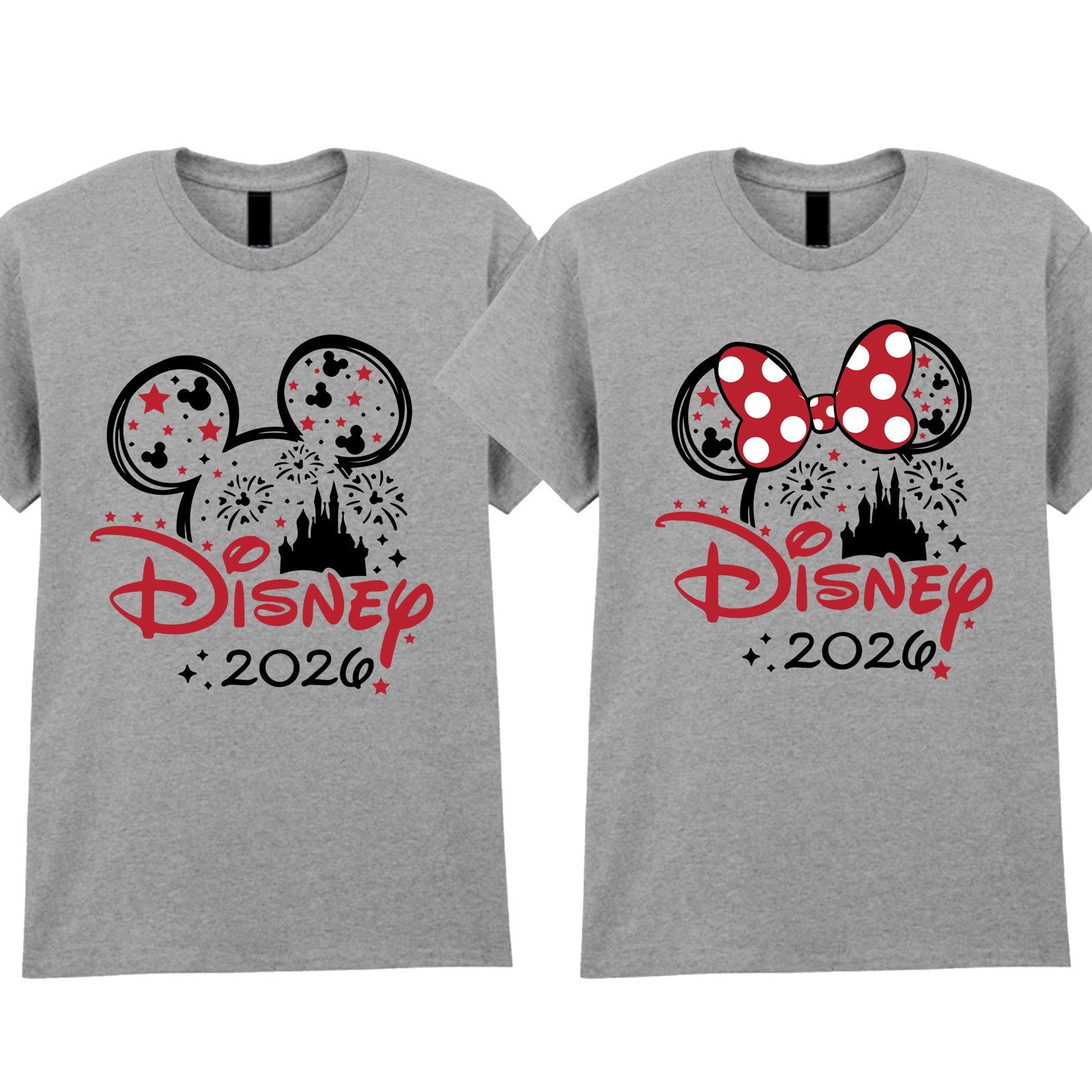 Disney Trip 2026 Family Matching T Shirt Minnie Disneyland Holiday T-Shirt Gift