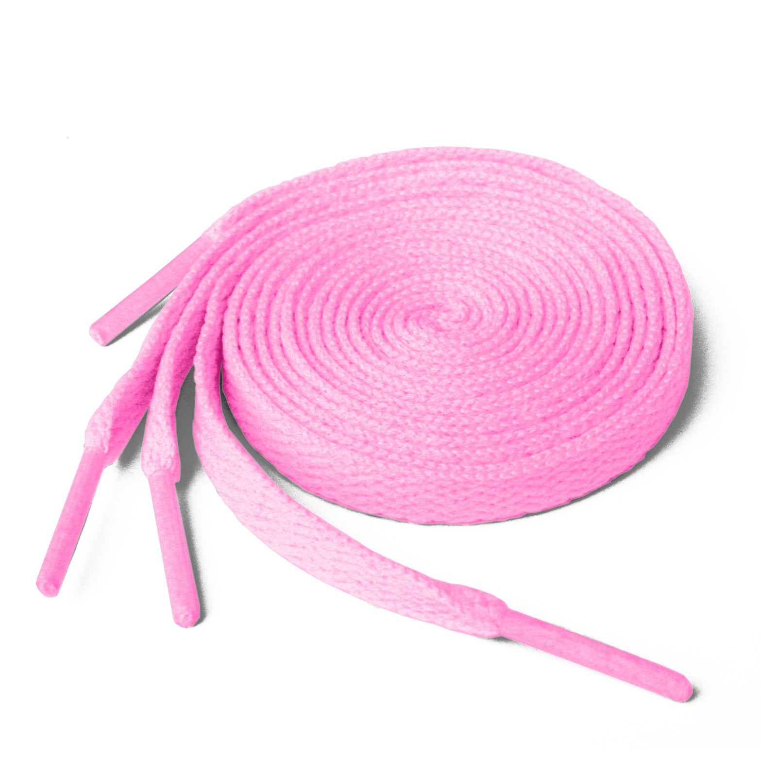 Flat Shoe Laces for Trainers or Boots Shoes 8mm Wide Black White or Colour Laces