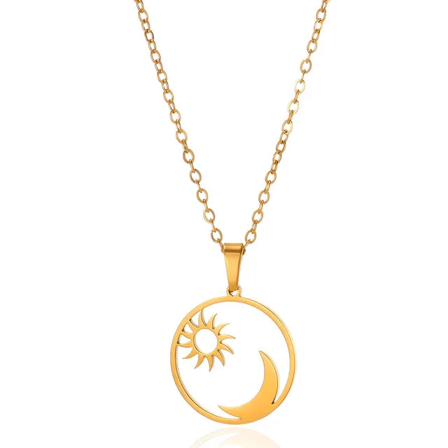 Zircon Heart Cross Necklaces For Women Vintage Geometric Surrounded By Vines Choker Necklace Aesthetic Fashion Jewelry Gift 2024