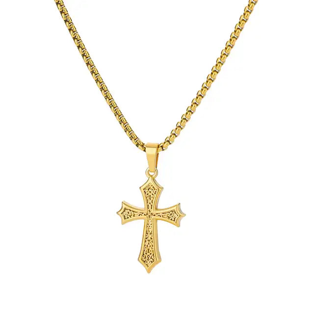 Zircon Heart Cross Necklaces For Women Vintage Geometric Surrounded By Vines Choker Necklace Aesthetic Fashion Jewelry Gift 2024