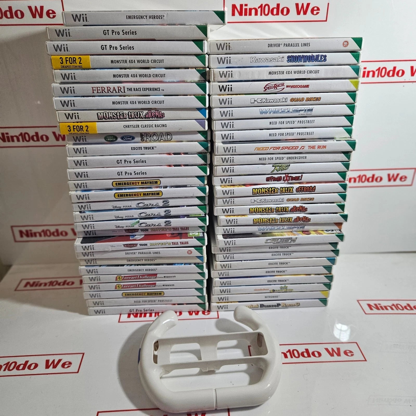Nintendo Wii Console | Choose your Bundle + Extra Accesories! | + 40 Free Games!