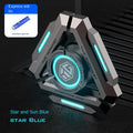 New Technology Metal Alloy Luminous Gyro Smart Black Technology Fidget Spinner Hand Stress Relief Toy Boy Adults Birtday Gifts