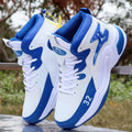 Men's Basketball Shoes High-Top Sneakers Male Cushioning Comfortable Shoes Student Training Leather Non-Slip Outdoor Sport Shoes