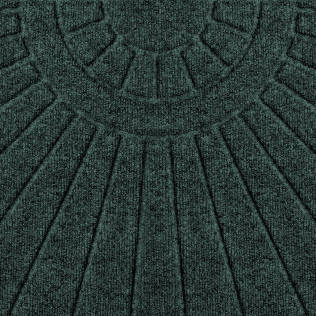 WaterHog Sunburst Half Round Indoor Outdoor Doormat