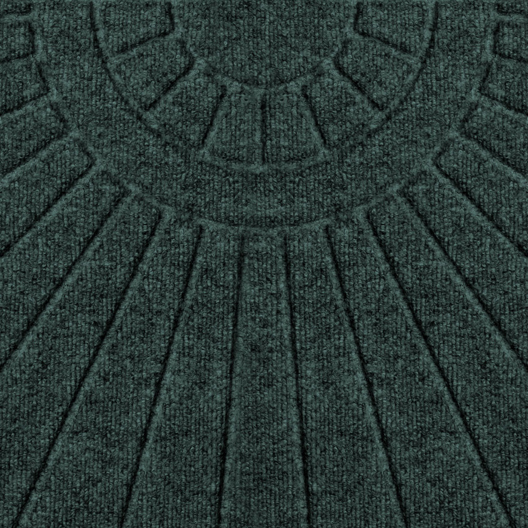 WaterHog Sunburst Half Round Indoor Outdoor Doormat