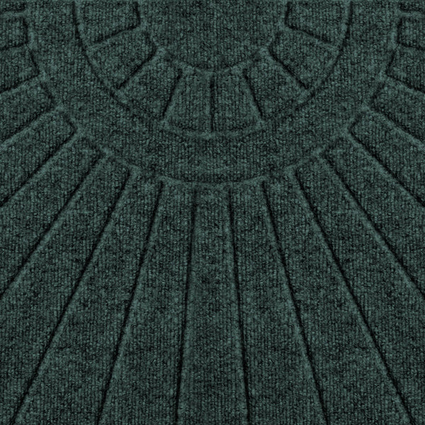 WaterHog Sunburst Half Round Indoor Outdoor Doormat