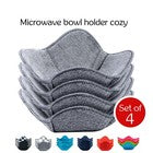 ATICCA Microwave Bowl Holders for Hot Food Set of 4 Bowl Holders for Cozy Bowls