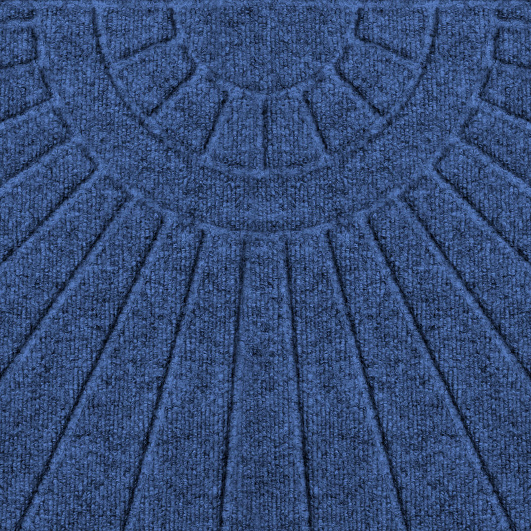WaterHog Sunburst Half Round Indoor Outdoor Doormat