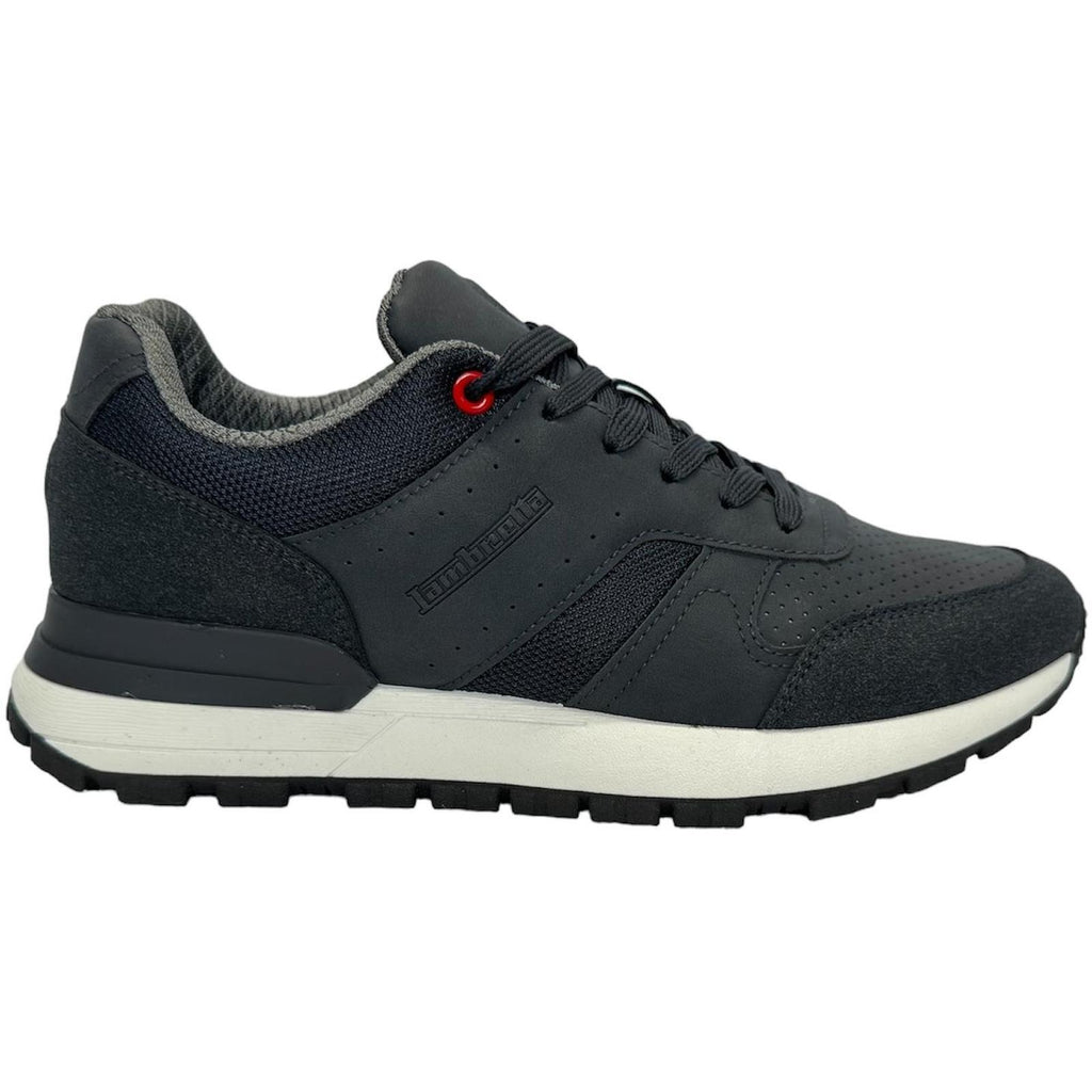 Lambretta Mens Echo 2 Lace Up Sporty Retro Trainers Sneakers Shoes