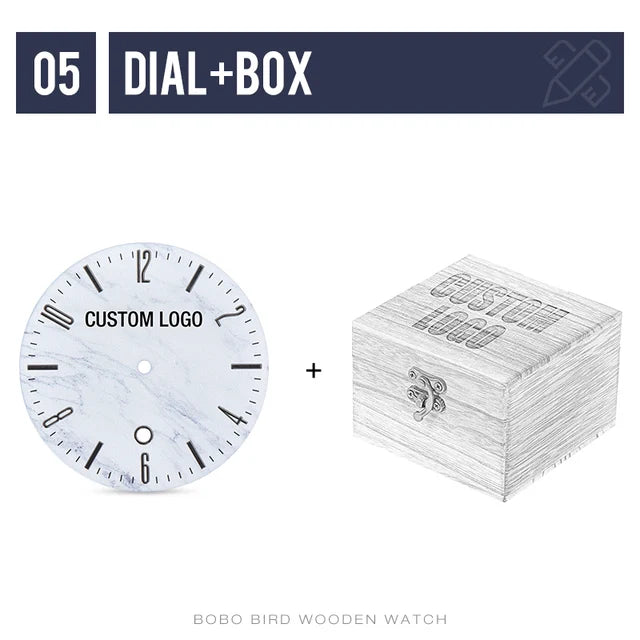 Personalized Gift Brand Logo MESSAGE Engraved Carved Laser Charge on Wood Watches Name Customize Service ONLY No Watch