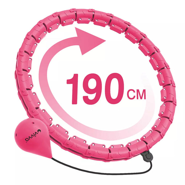 Fitness Smart Hula Hoop Detachable Weighted Hoops Lose Weight Sports 30/36 Knots