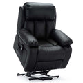 CHESTER DUAL MOTOR RISER ELECTRIC LEATHER RECLINER ARMCHAIR HEATED MASSAGE CHAIR