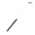 Colorful Micro Rings Loop Plastic Handle Tool Threader Pulling Needle Used With Hair Plier and Beads Feather Hair Extension Tool