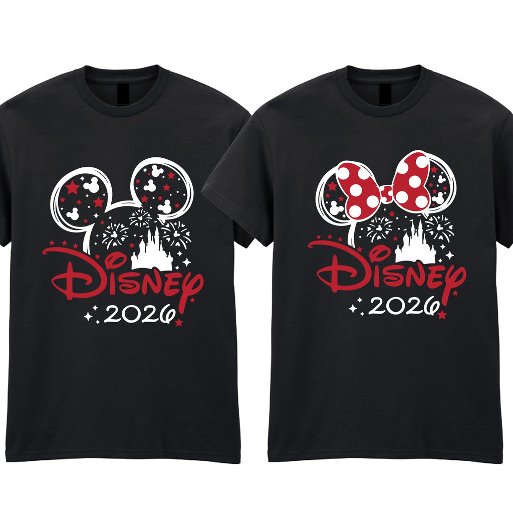 Disney Trip 2026 Family Matching T Shirt Minnie Disneyland Holiday T-Shirt Gift