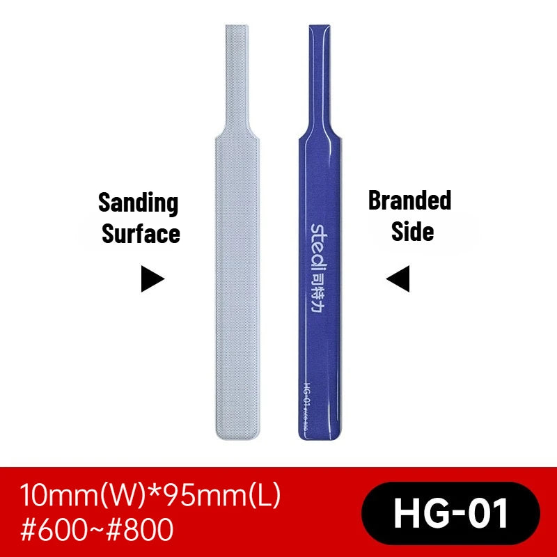 Stedi 2.0 Upgraded Glass File Washable / Durable Model Polishing Tools Nub Marks Remove Grinding / Sanding Modeler Hobby Tool