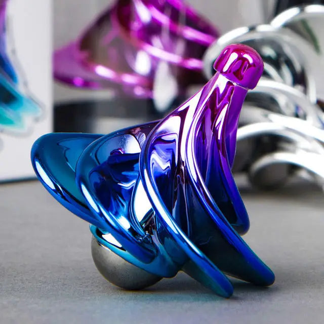 Funny Desk Wind BlowingToy Rotating Pocket Toy Fidget Kinetic Spinner Adult Stress Relief Toys For Children Birthday Xmas Gift