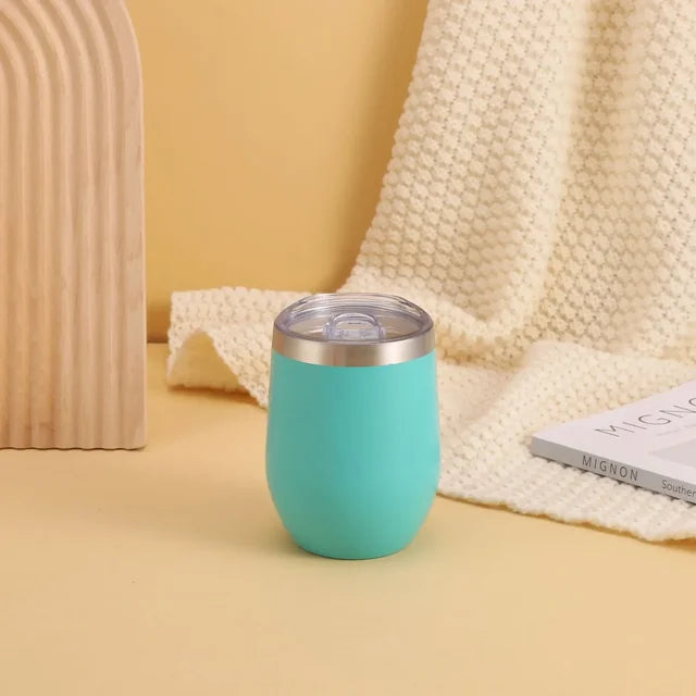 360ml 12oz Thermal Insulated Stainless Steel Tumbler Double Wall Water Bottle Portable To Go Coffee Mug Travel Dinking Cup