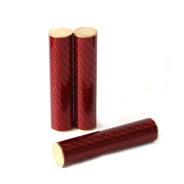 New Carbon Fiber Three-section Stick Rotating EDC Fidget Spinner Fidget Toys Stress Relief For Adults Magnetic Metal Toys
