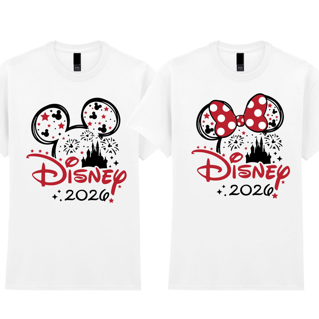 Disney Trip 2026 Family Matching T Shirt Minnie Disneyland Holiday T-Shirt Gift