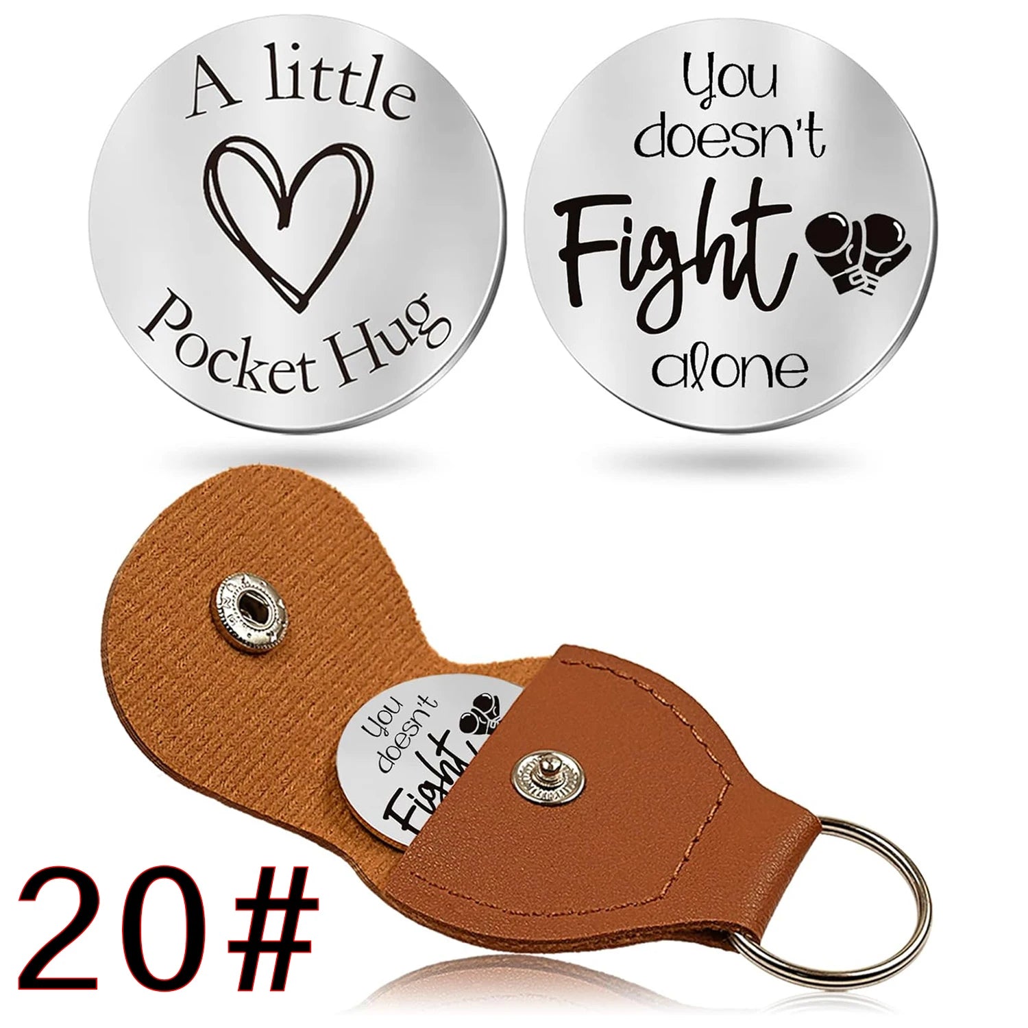 44 styles to choose from Pocket Hug Token Gifts for Men Boyfriend Girlfriend Inspirational Gift for Son Daughter Brother with