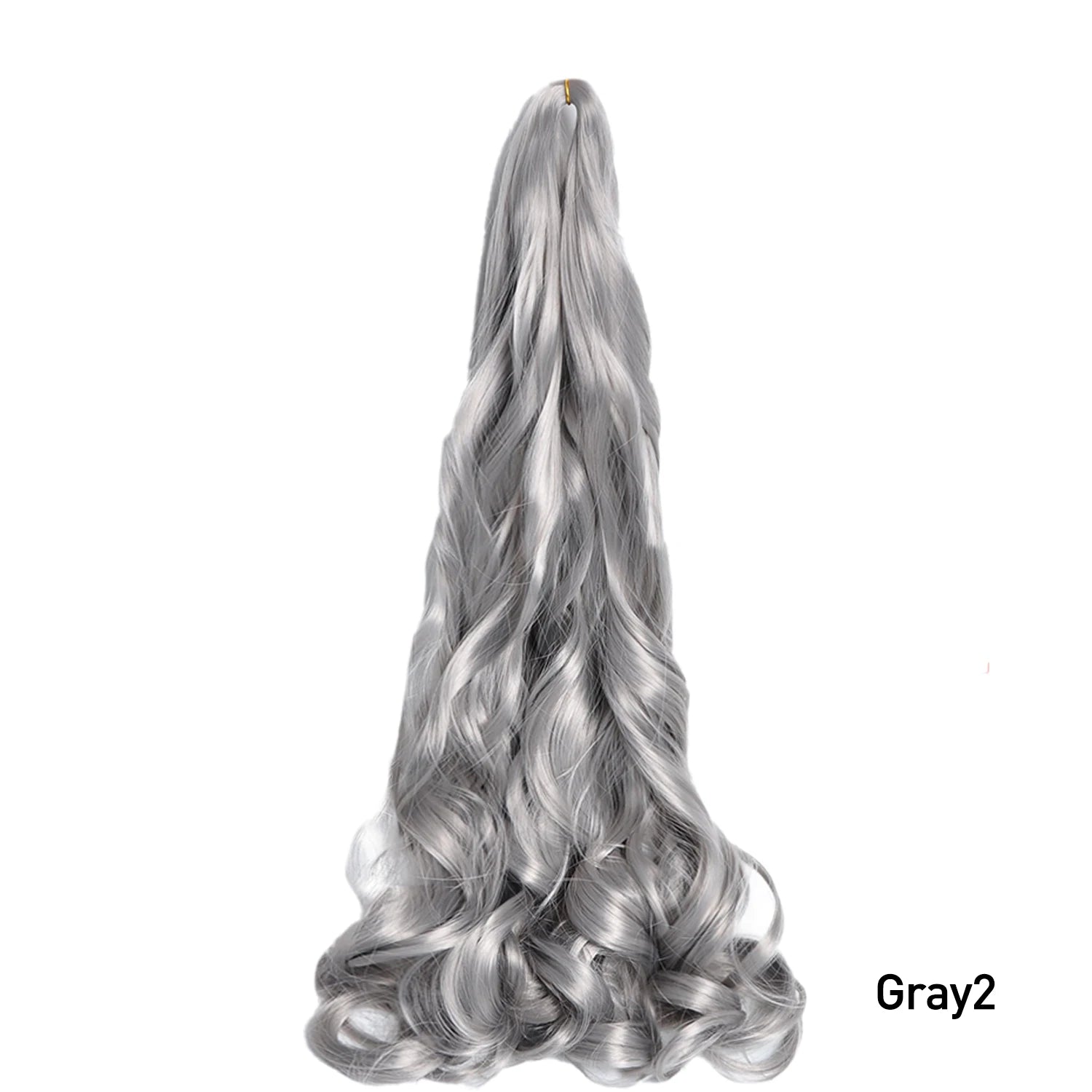 French Curls Braiding Hair Synthetic Hair Spiral Curls Braids Hair Pre Stretched Loose Wave Braiding Hair Extensions For Women