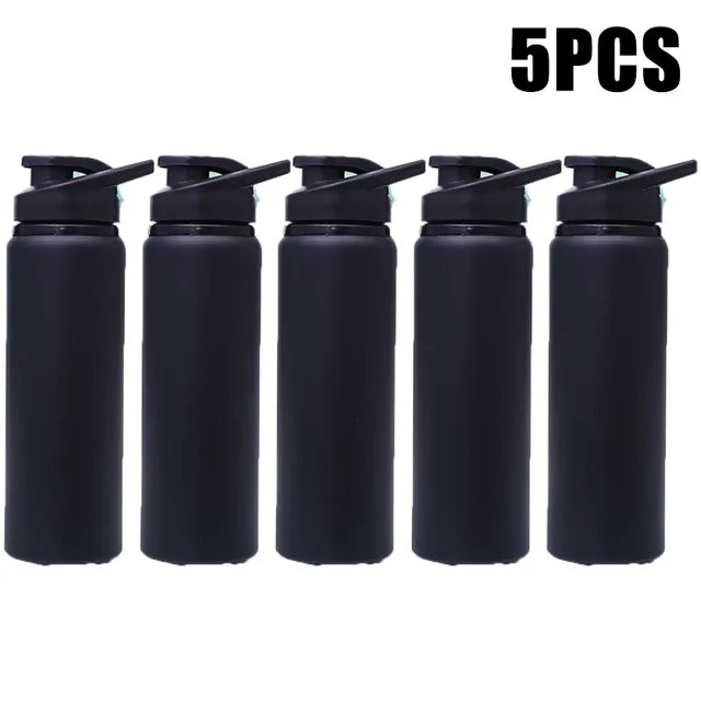 Portable Stainless Steel Water Bottle Bicycle Riding Drinking Water Bottle Outdoor Sport Travel Mug Metal Stainless Steel Bottle