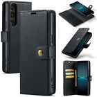 For Sony Xperia 1 5 10 VI V 2in1 Magnetic Removable Leather Wallet Case Cover