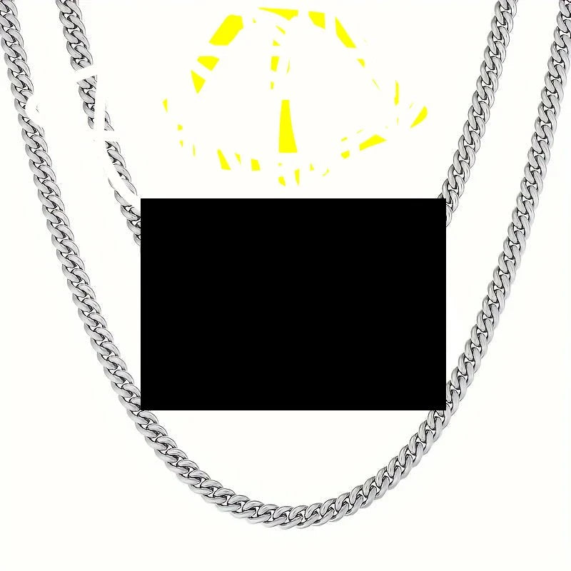 5mm Cuban Link 18K Real Gold Plated Miami Cuban Curb Necklace Hip Hop Jewelry 16/18/20/22/24 Inch Neck Chains for Men Women