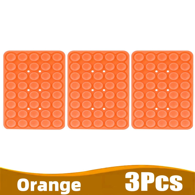 Silicone Suction Cup Phone Holde Multifunctional Fixed Anti-slip Mobile Fixture Double Sided Detachable Phone Rubber Sucker Pad