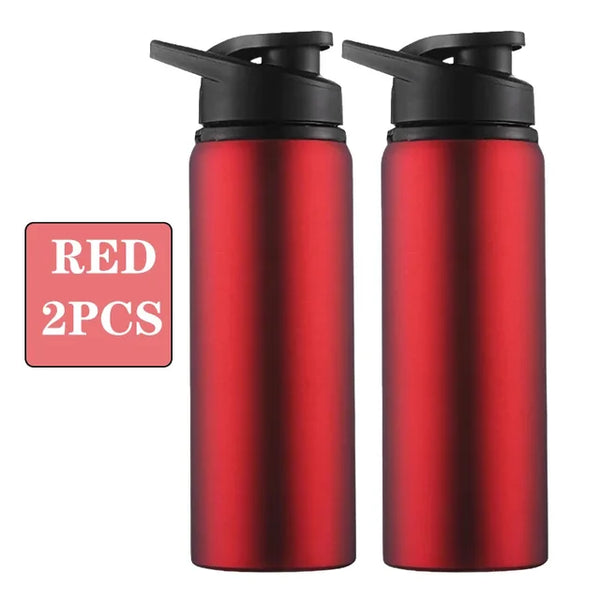 Portable Stainless Steel Water Bottle Bicycle Riding Drinking Water Bottle Outdoor Sport Travel Mug Metal Stainless Steel Bottle