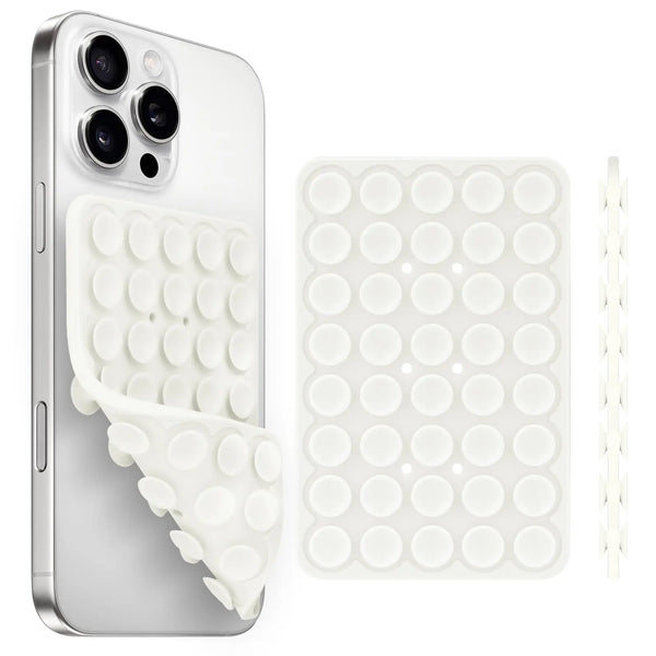 Silicone Suction Cup Phone Holde Multifunctional Fixed Anti-slip Mobile Fixture Double Sided Detachable Phone Rubber Sucker Pad