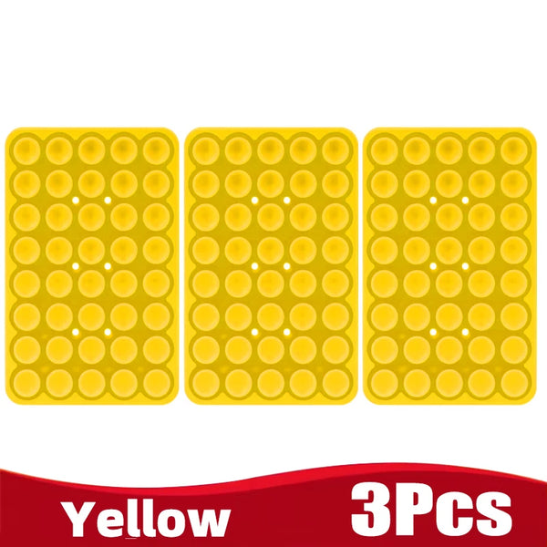 Silicone Suction Cup Phone Holde Multifunctional Fixed Anti-slip Mobile Fixture Double Sided Detachable Phone Rubber Sucker Pad