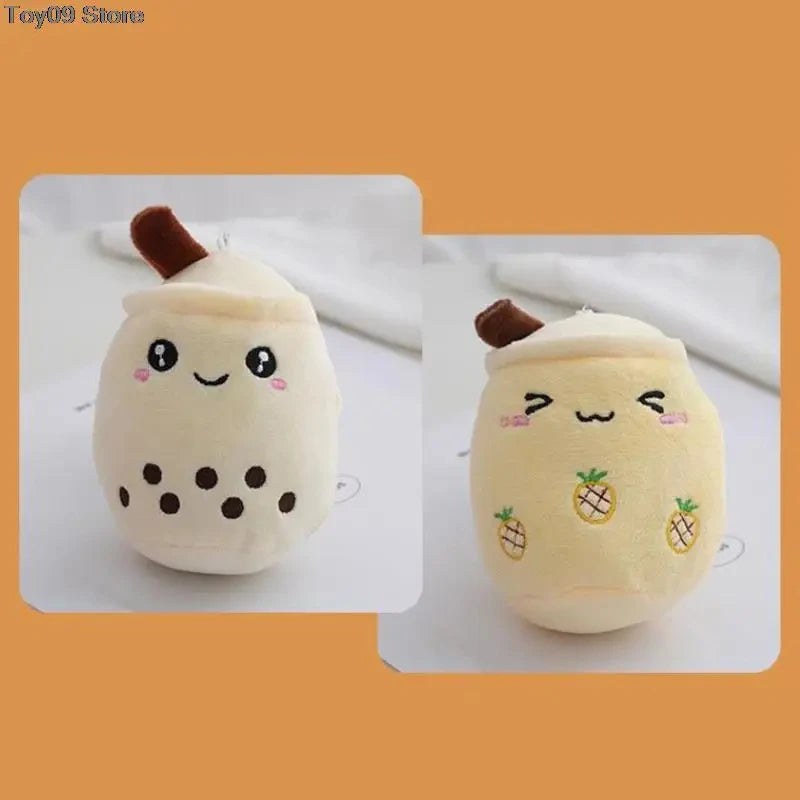 1 Stuk Bubble Tea Cup Pluche Speelgoed Kawaii Fruit Melk Thee Design Kids Gevulde Pop Zacht Kussen Kussen Verjaardagscadeau Voor Vriendin