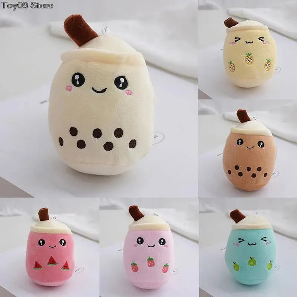1 Stuk Bubble Tea Cup Pluche Speelgoed Kawaii Fruit Melk Thee Design Kids Gevulde Pop Zacht Kussen Kussen Verjaardagscadeau Voor Vriendin