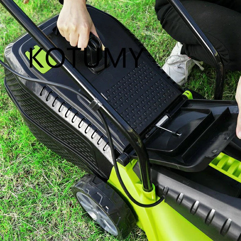 220V Electric Mower Lawn Mower Hand Push Grass Cutting Machine 3 Gears 1600W Handheld Garden Power Pruning 3600rpm