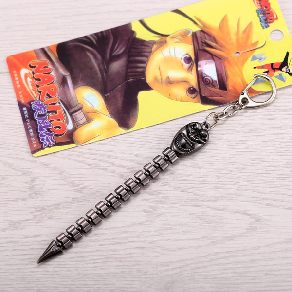 Anime NARUTO Sasuke Uchiha Ninja Kunai Waffe Schwert Metall Keychain Action Figur Cosplay Spielzeug Geschenk| |