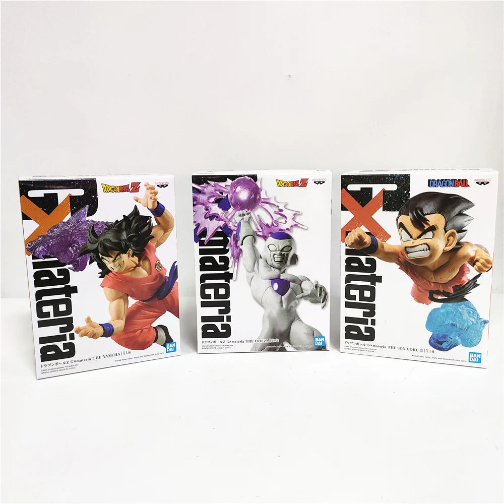 Bandai BANPRESTO Dragon Ball Z G×materria Goku Freeza Yamcha PVC Action Figures 150mm Original Figurine DBZ Model Toys Gift