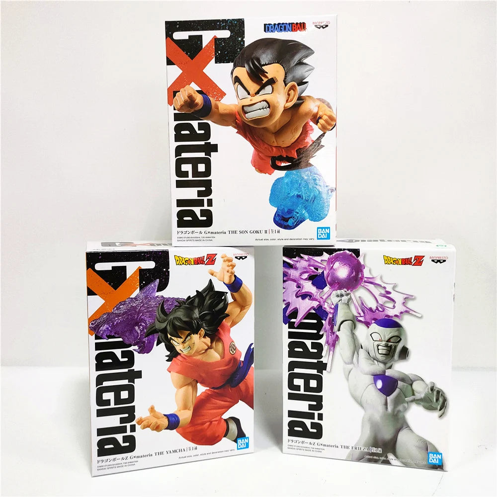 Bandai BANPRESTO Dragon Ball Z G×materria Goku Freeza Yamcha PVC Action Figures 150mm Original Figurine DBZ Model Toys Gift