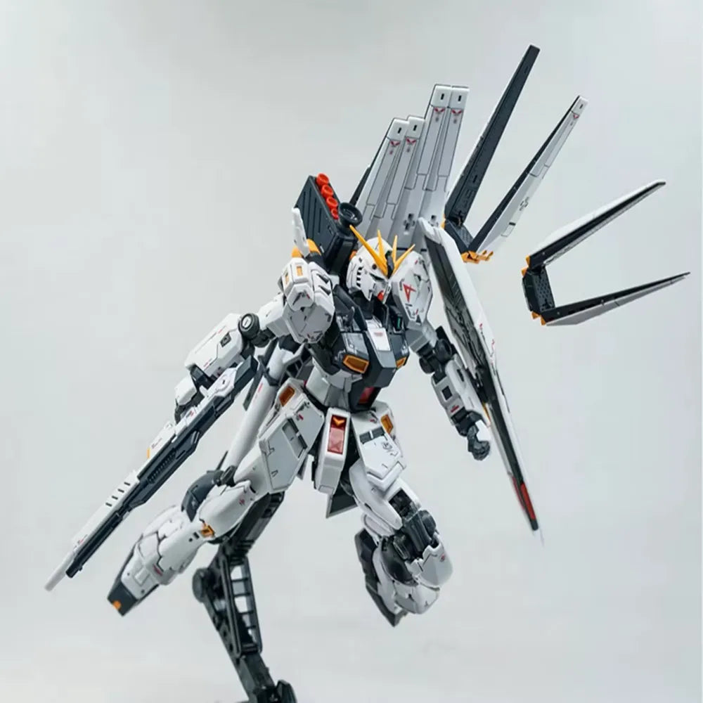 Bandai HG 1/144 Bull Gundam With Float Cannon Mobile Suit Gundam Anime Action Figures Model ABS Assembly Model Mecha Robot Toys