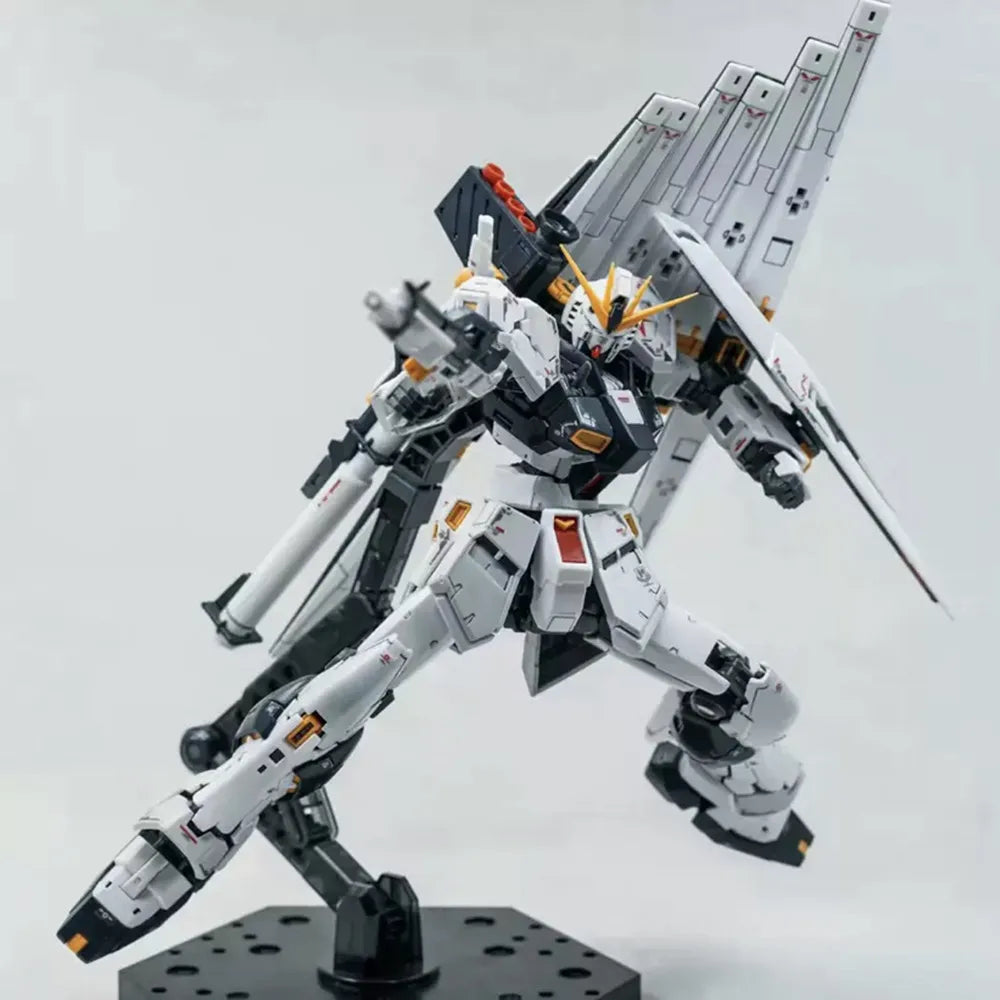 Bandai HG 1/144 Bull Gundam With Float Cannon Mobile Suit Gundam Anime Action Figures Model ABS Assembly Model Mecha Robot Toys