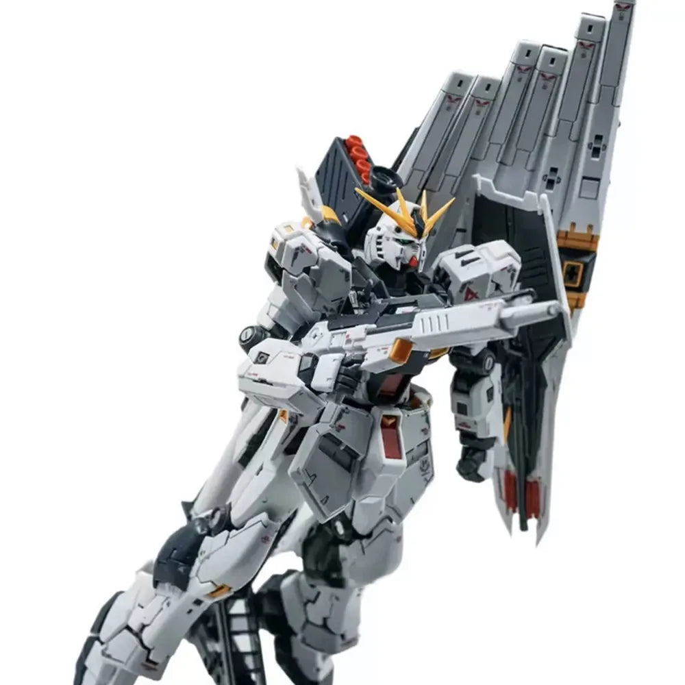 Bandai HG 1/144 Bull Gundam With Float Cannon Mobile Suit Gundam Anime Action Figures Model ABS Assembly Model Mecha Robot Toys