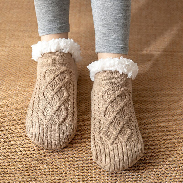 Cashmere Home Winter Wool Socks for Women Thicker Warm Home Bedroom Socks for Men Non slip Warm Feet Snow Socks Carpet Socks| |