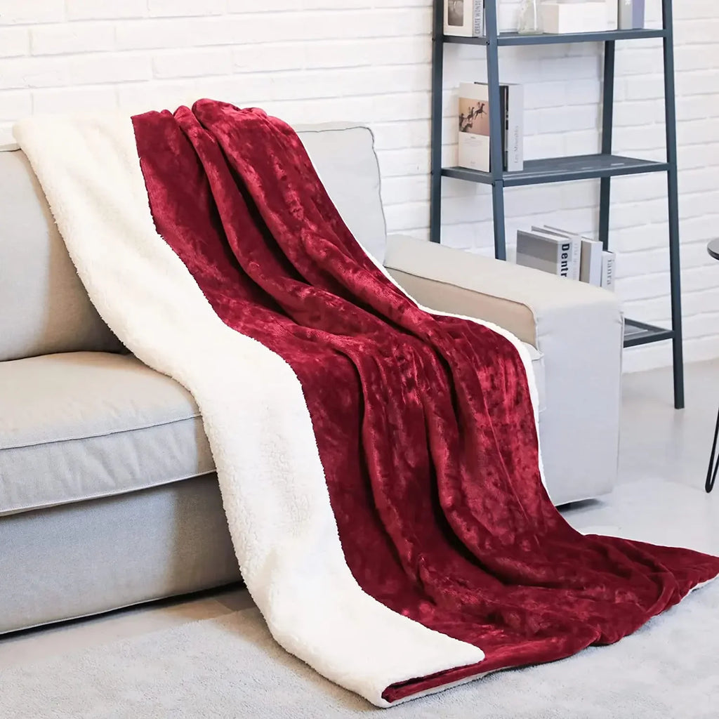 Couverture électrique en glouton, couverture chauffante rapide, 6 couches, minuterie, protection contre la surchauffe, Wskins complets lavables, Home Office
