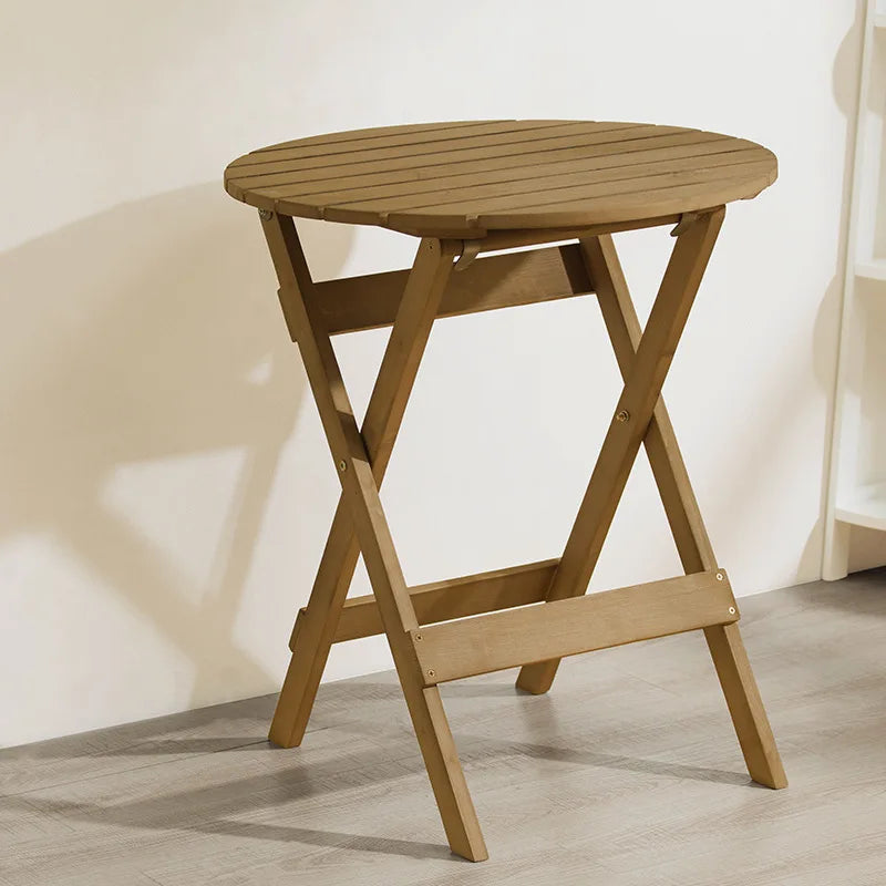 Ensembles de meubles de jardin en bois massif, table et chaise d'extérieur, table et chaise pliantes, portables, jardin et terrasse
