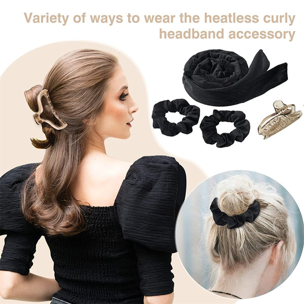 Heatless Curling Stange Stirnband Keine Wärme Haar Curlers Faul Haar Rollen Schlafen Weichen Curl Bar Welle Nern DIY Haar Styling werkzeuge| |