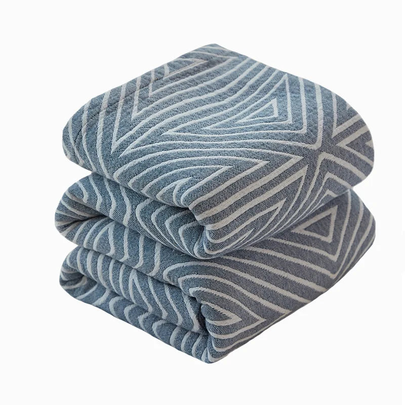 Japanese Leisure Blanket Throw Cotton Gauze Towel Summer Thin Quilt Single Double Nap Soft Blankets For Beds Adult Bed Spread