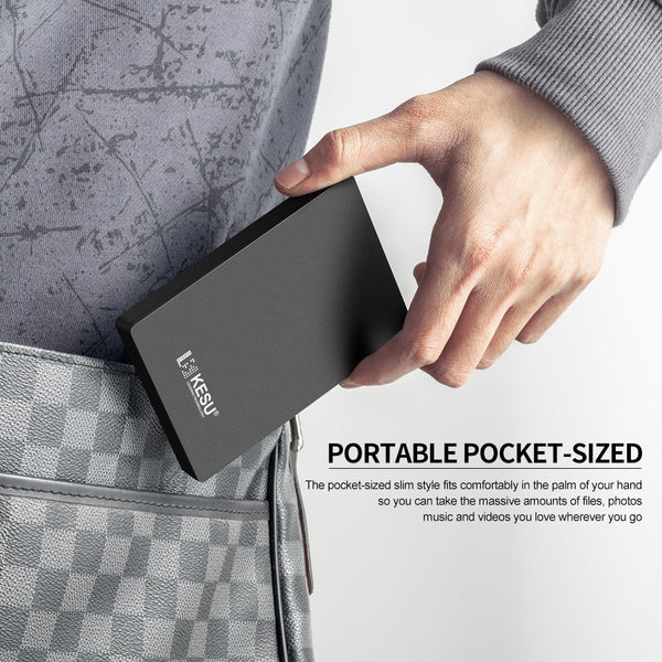 Kesu Hdd 2.5" Portable External Hard Drive 320gb/500gb/750gb/1tb Usb3.0 Storage Compatible For Pc, Mac, Desktop,macbook - Portable Hard Drives