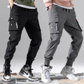 Men Harajuku Casual Cargo Pants Spring and Autumn Jogger Trousers Multi Pockets Male Slim-fit Streetwear Pant Fashion Streetwear