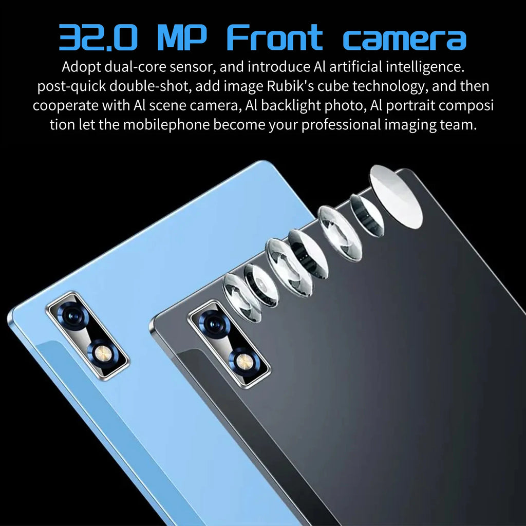Nouvelle tablette 5G Android 2024, 16 Go de RAM, 1 To, Dean, 16MP, 32MP, 12.0 mAh, 10 cœurs, WiFi, réseau Bluetooth, 8800
