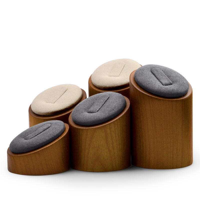 Wooden Jewelry Display Stands | Jewelry Wood Display Stand | Wooden Ring Stand Holder - Jewelry Packaging &amp; Display